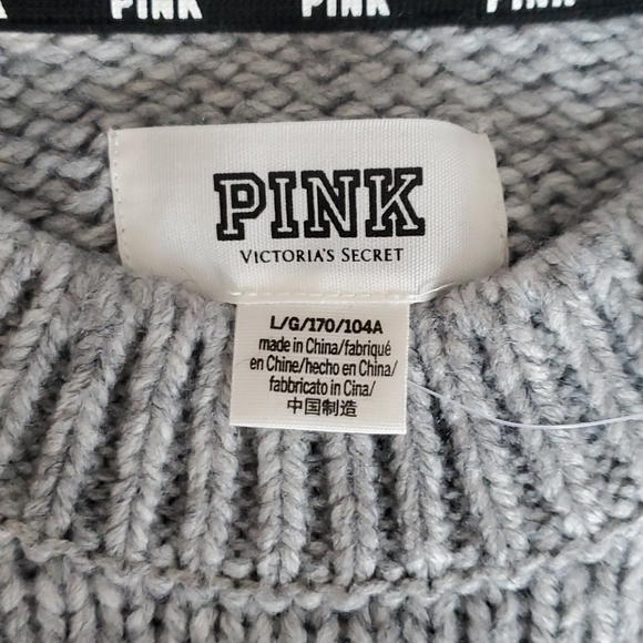 PINK victoria secrets Knit Sweater Size L - Picture 4 of 5